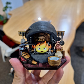 Tazo工坊[NOM] Chibi Calcifer - Howl's 霍爾的移動城堡-Q版卡西法 70mm上色版