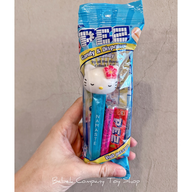 美國全新🇺🇸 PEZ sanrio hello kitty 三麗鷗 凱蒂貓 namaste 🙏🏻 貝思 糖果盒 貝思糖