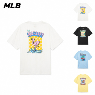 MLB 短袖T恤 CARTOON系列 馬林魚/道奇/巨人隊 (3ATST0133-四色任選)【官方旗艦店】