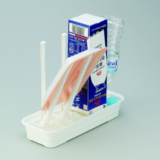 日本 Inomata 廚房瀝水架 廚房瀝水籃 盤子收納架 流理臺 水瓶 盤子 收納