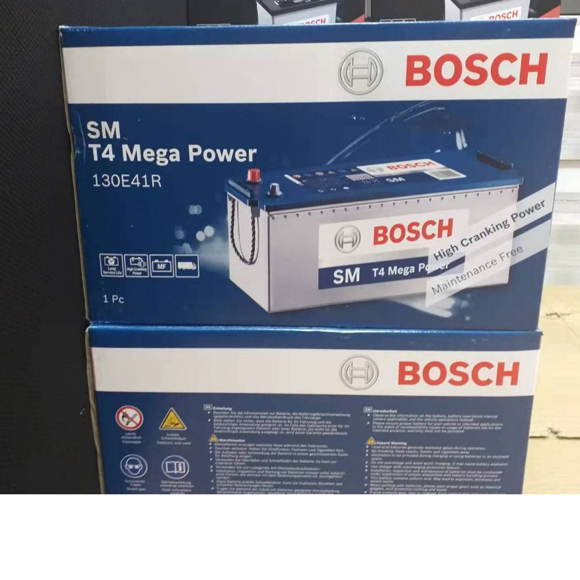 【德國品牌 Bosch (博世)】 130E41R  SM 全新 免加水 原廠汽車電瓶(同115E41R) 免運