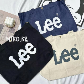 【在台】Lee 經典logo帆布袋 3色 環保袋 帆布包 兩用帆布袋 兩背 百搭 韓國代購