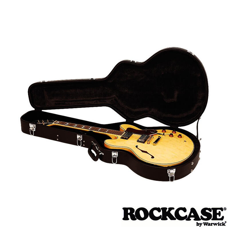 【又昇樂器】Rockcase RC10607B ES-335 半空心電吉他專用 硬盒