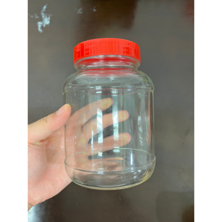 玻璃罐 醬菜瓶 840CC 泡菜瓶 果醬瓶 收納容器 醬菜瓶瓶 玻璃瓶 玻璃罐 醬瓜瓶 蜂蜜瓶（5號瓶）(塑膠蓋)