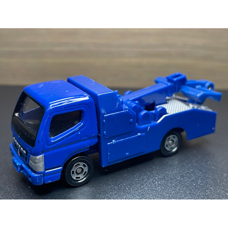 Tomica No.2 Mitsubishi canter 會場限定 拖吊車 fuso 三菱 多美小汽車 藍色 拖車
