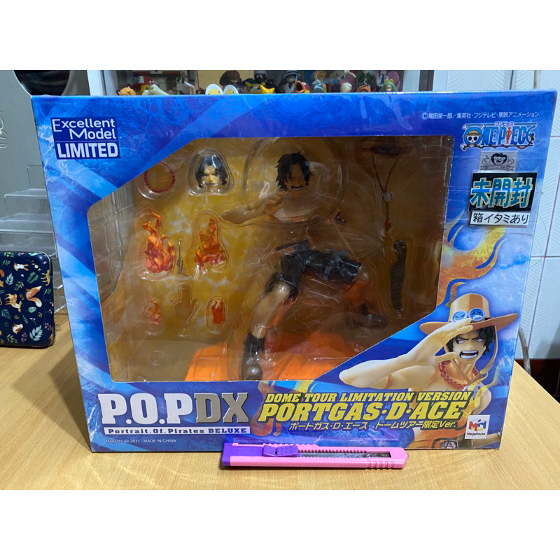 正版 黑貓 海賊王 頂上決戰 POP DX 火拳 艾斯 展場限定 全新未拆