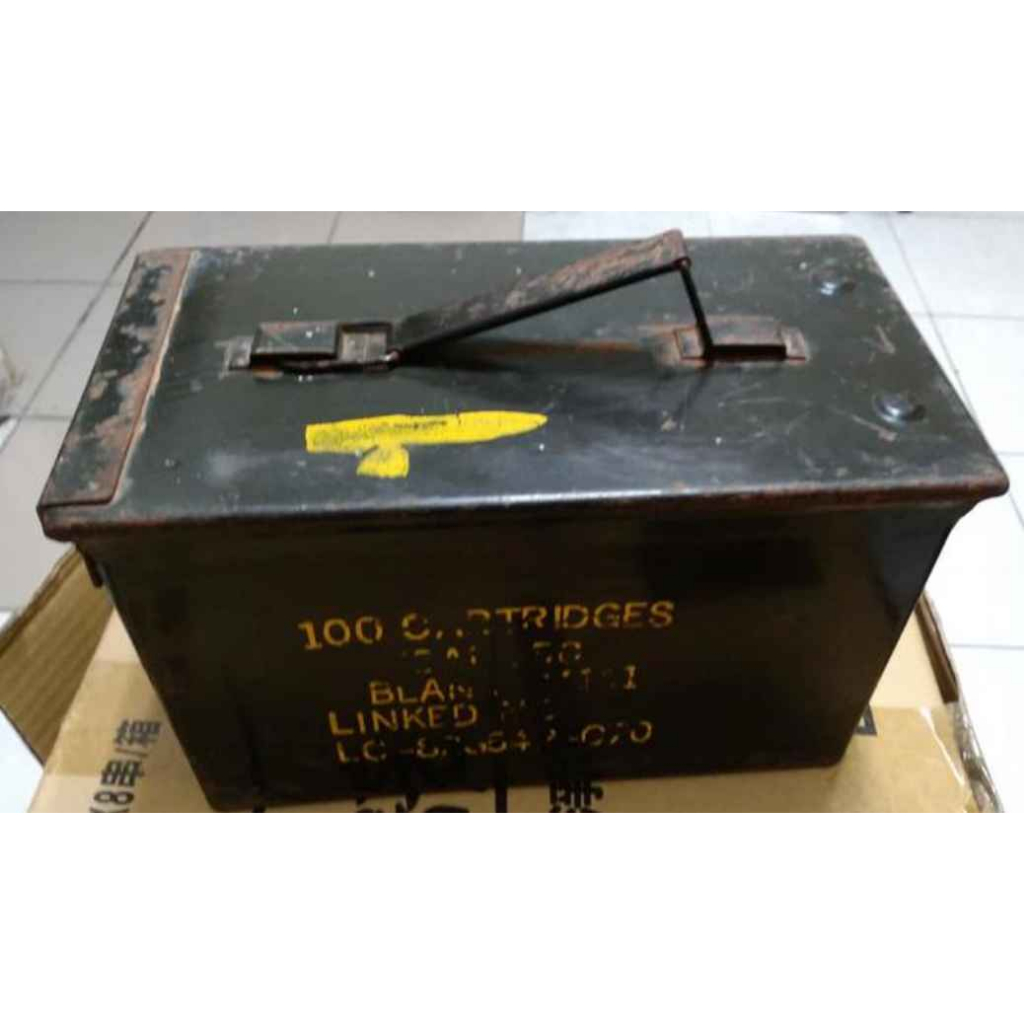美軍公發 鐵製彈藥箱/子彈箱