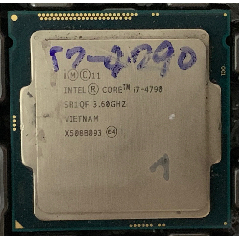 Intel Core i7-4790 3.6G / 8M 4C8T 模擬8核 1150處理器 SR1QF正式版