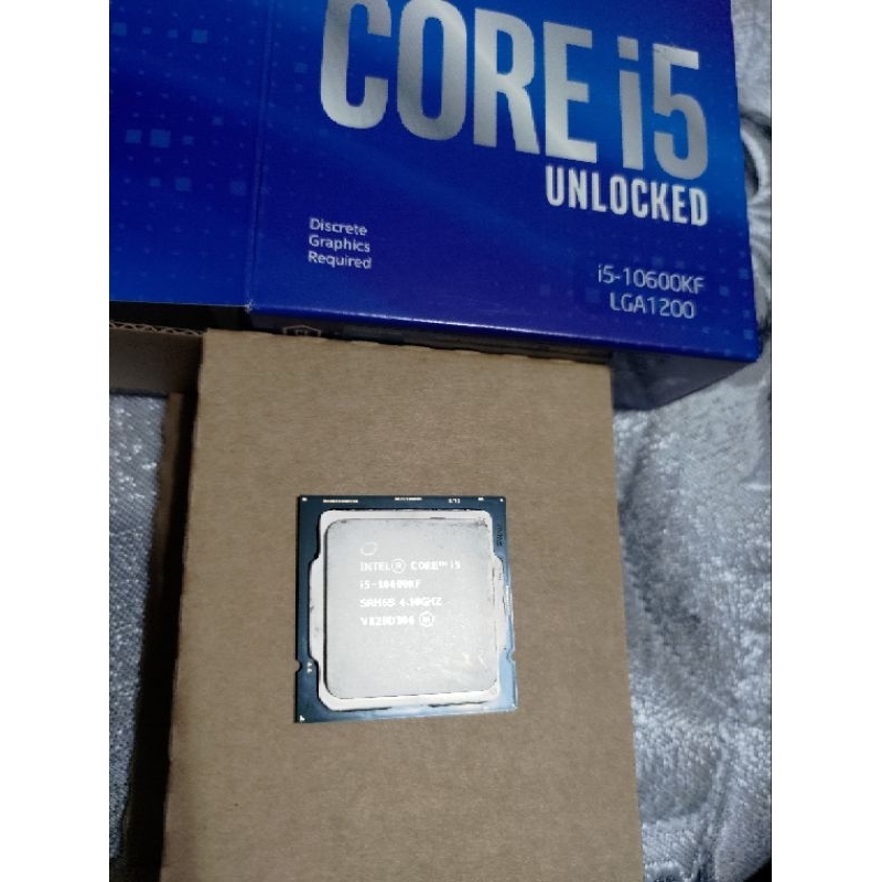 【完售】intel i5 10600KF 盒裝 十代處理器 LGA1200腳位　序號同盒 非散片 保固內