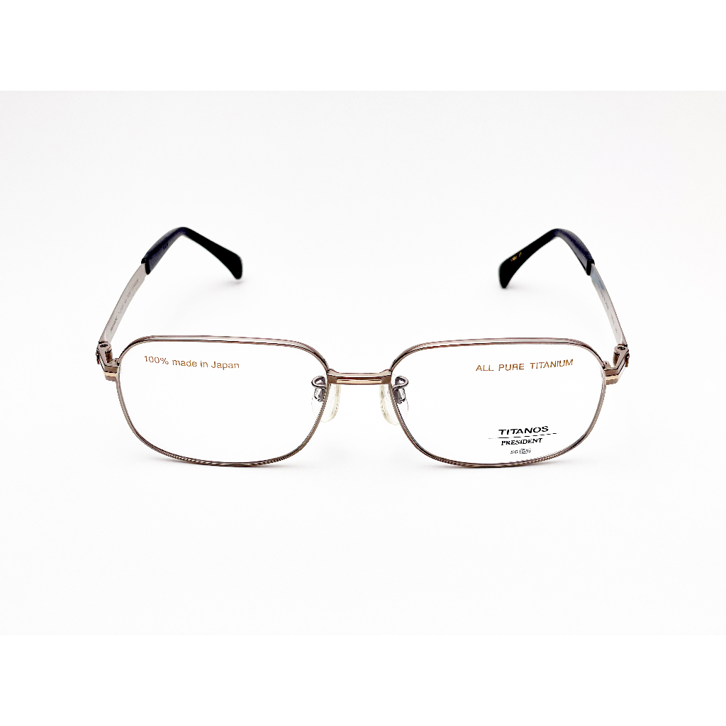 【全新特價】TITANOS 帝王鈦 日本製光學眼鏡鏡框 T2125 高級100%帝王純鈦 Titanium 海軍藍