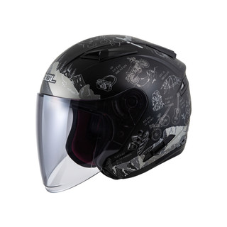 【SOL Helmets】SO-7E開放式安全帽 (探險者 消光黑/銀) ｜ SOL安全帽官方商城｜雙扣具可選