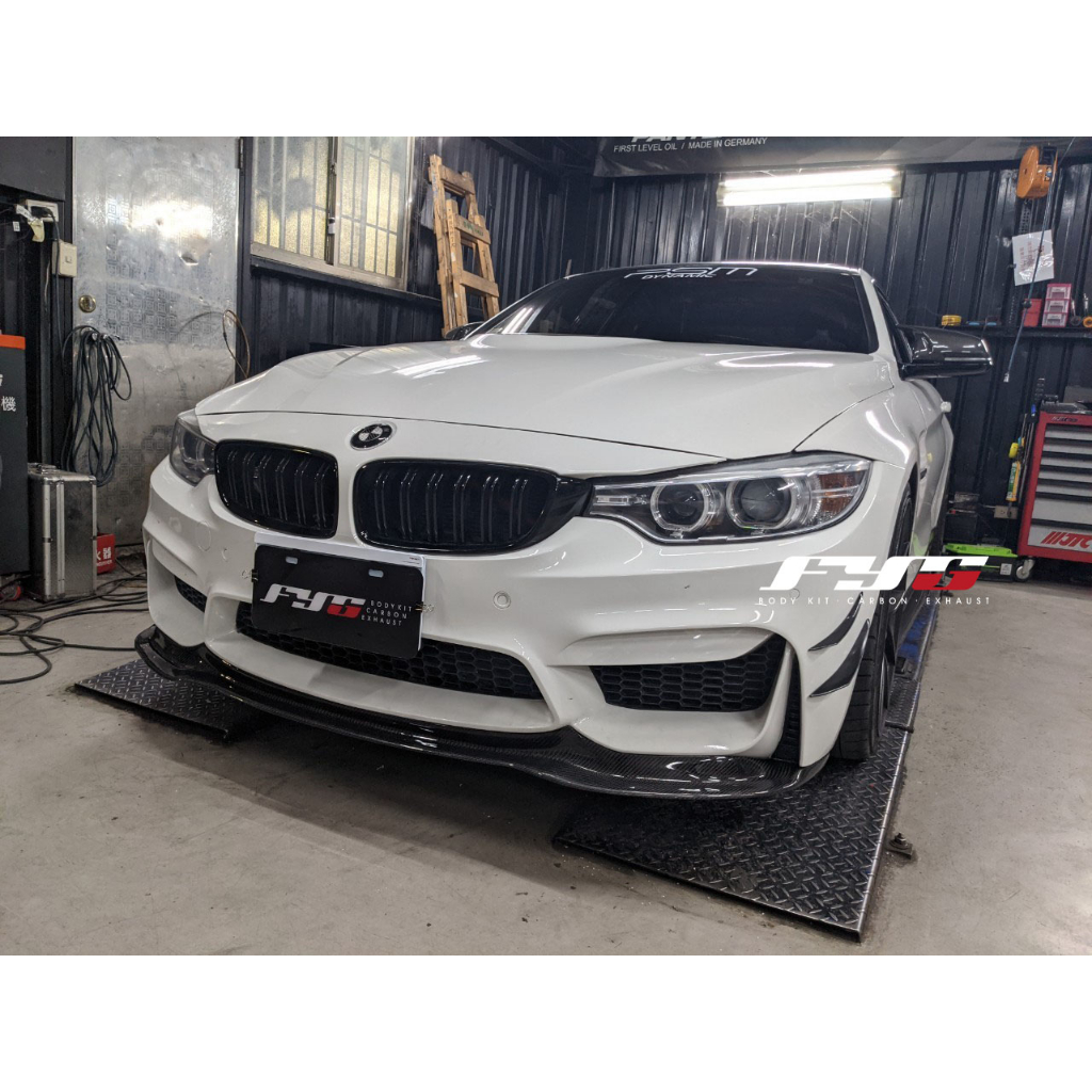 【汎錏】BMW F32 F33 F36 M4 V款 碳纖維前下巴 卡夢前下巴