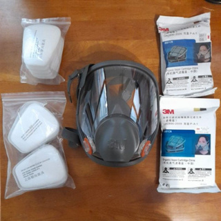 🔥挑戰全台最低價🔥3M 6800 防毒面具 19件套 全覆蓋面罩式防毒面具 防疫面具 呼吸道防護 噴漆 化工防噴漆