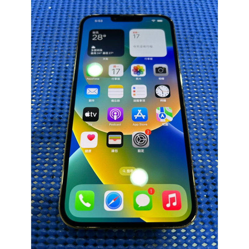 iPhone 13Pro max 128g 金色 台東 二手 蘋果 電池100