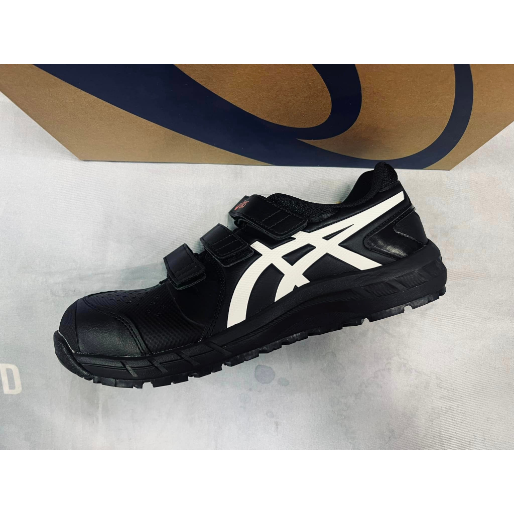 ASICS 亞瑟士 WINJOB CP112 輕量 塑鋼 安全鞋 舒適 防護鞋 工作鞋 1273A056-001黑白