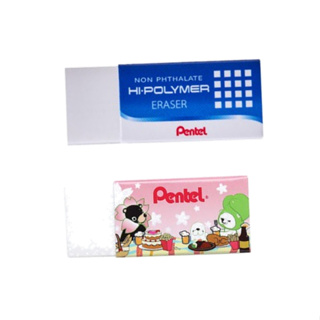 <文記購物> 飛龍Pentel ZEH-05 標準型塑膠擦 波醬卡通塑膠擦 橡皮擦 48入/盒