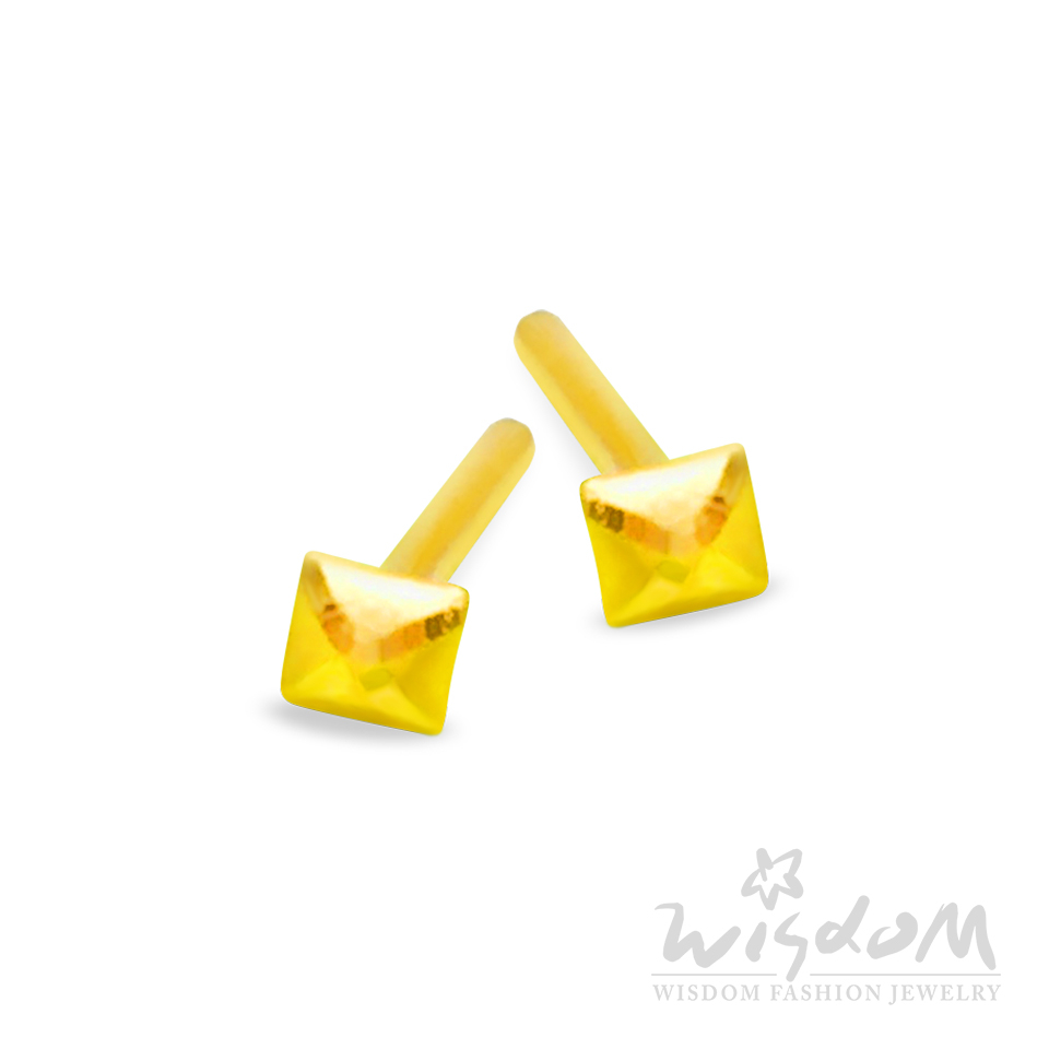 黃金流線貼耳耳環 金重約0.10~0.13錢 GF00507-FXX-GHX
