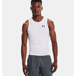 UNDER ARMOUR(UA)男 緊身背心 籃球背心 健身背心 緊身吊嘎阿(1368352-100)