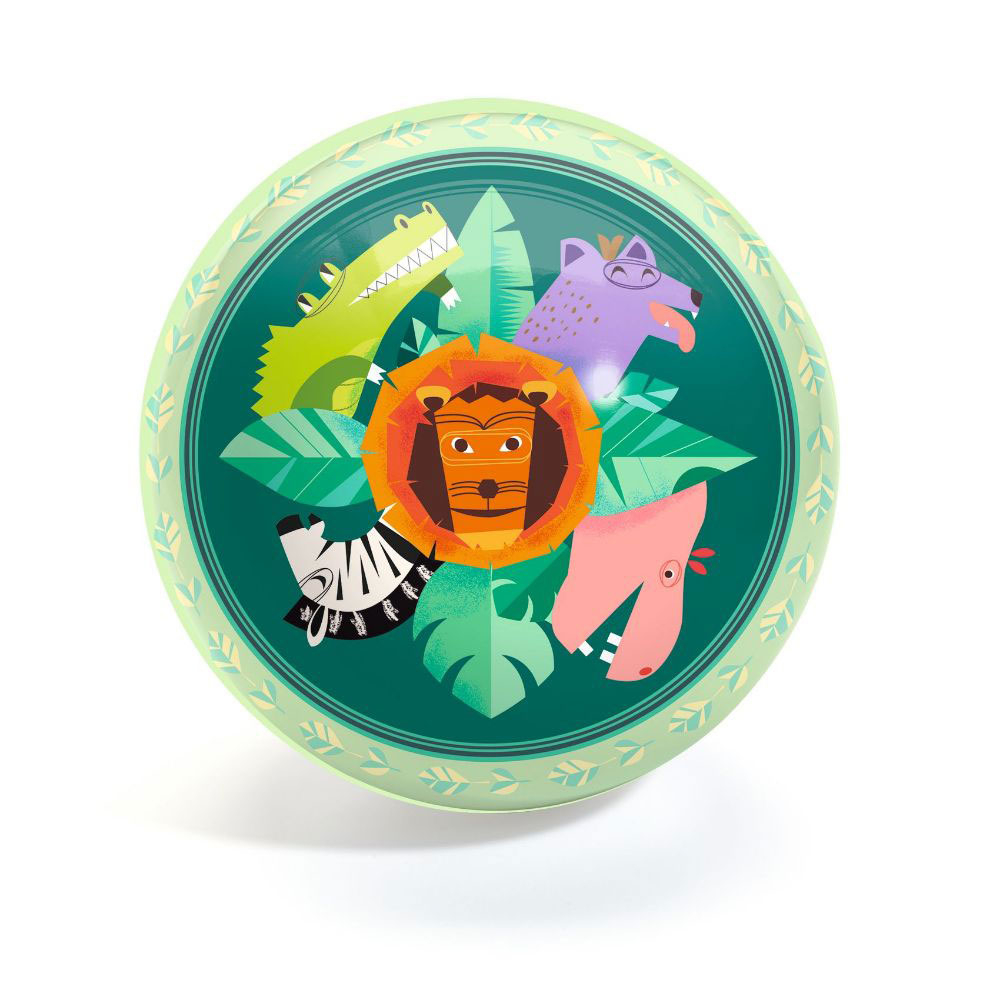 【智荷 DJECO】 室內外彈力球 22cm 兒童遊戲球 手眼協調 親子互動 室內外皆宜 培養運動技能 可愛動物造型