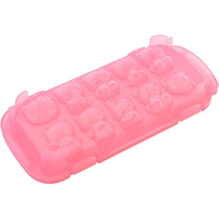 凱蒂貓 Hello Kitty 製冰盒(10個取) 3D立體製冰盒 製冰器 冰格 冰塊 冰盒 巧克力 果凍 香皂 模具
