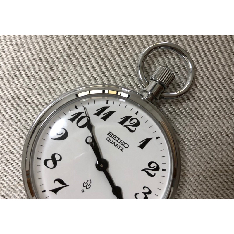 [日本製 SEIKO石英懷錶] SEIKO QUARTZ 7550-0010 ACRP QUARTZ 鐵道懷錶 懷中時計