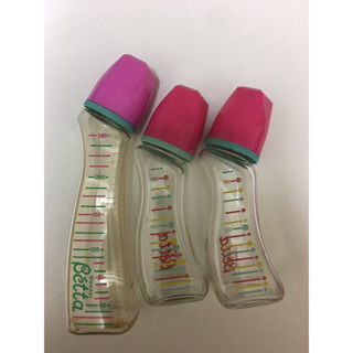 日本Betta 防脹氣PPSU奶瓶 240ml （二手）玻璃奶瓶 150ml （二手）