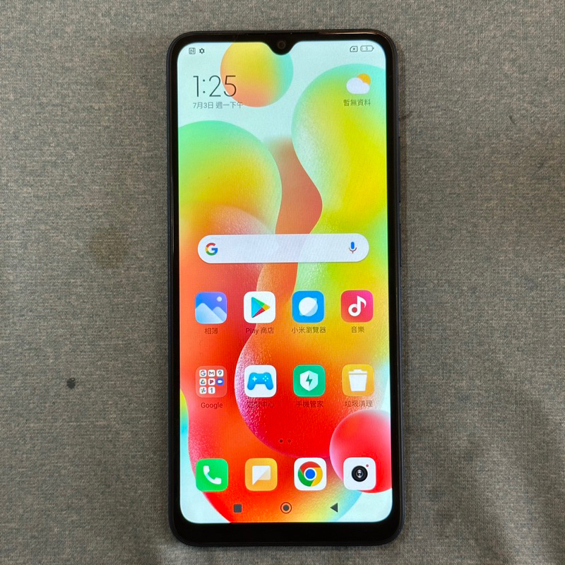 小米 Redmi 12C 64G 藍 無傷 保固內 功能正常 二手 6.71吋 紅米 12C 雙卡雙待 台中