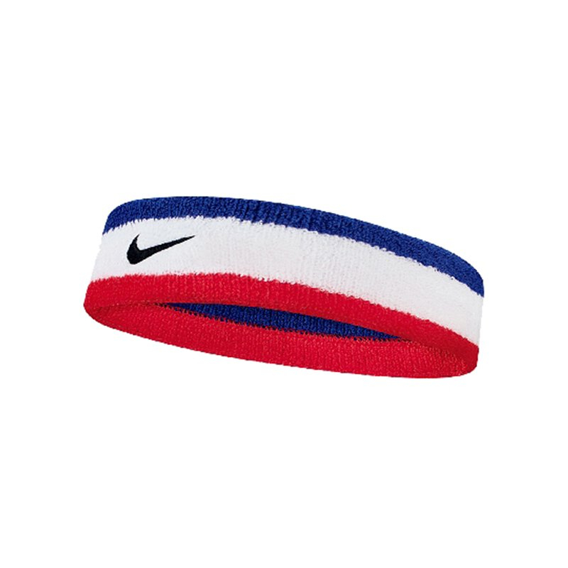 Nike Swoosh Headband 運動頭帶 訓練頭帶 運動 吸汗 透氣 舒適 藍白紅色 AC2285-620