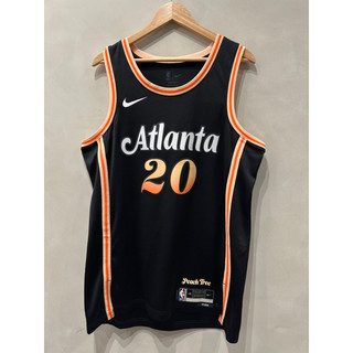 #20 John Collins 老鷹 City 城市黑 Nike 球衣 Young Murray Bogdanovic