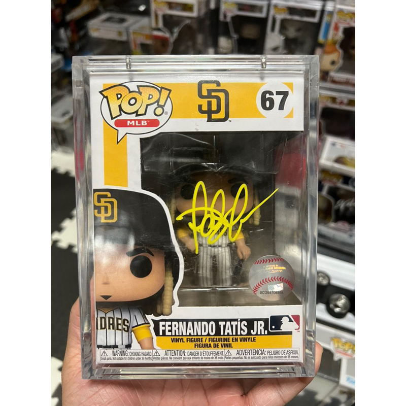 Funko MLB聖地牙哥教士隊Fernando Tatis Jr.塔提斯親筆簽名公仔