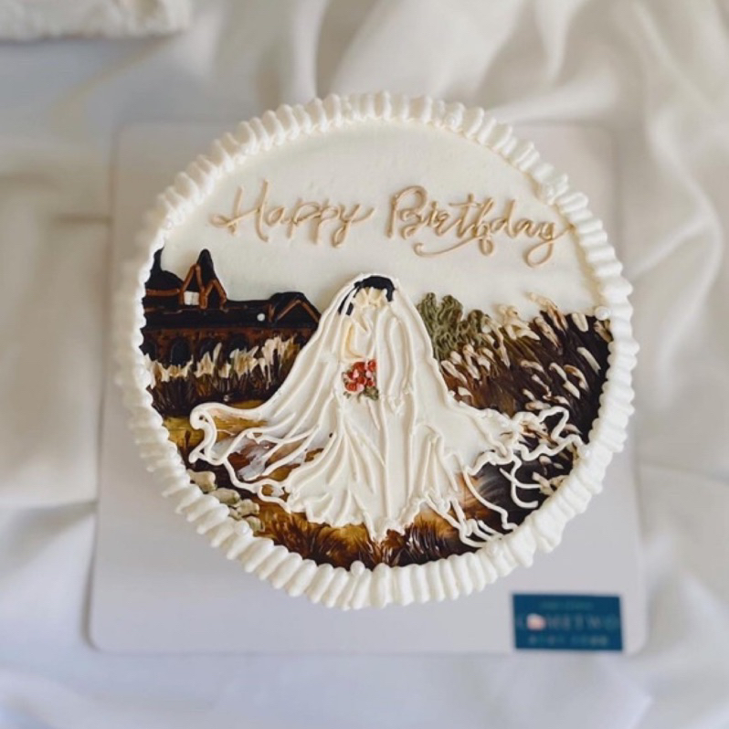 [COMETWO] 手繪蛋糕 繪圖蛋糕 似顏繪 婚禮蛋糕 結婚蛋糕 紀念日 造型蛋糕 生日蛋糕 客製蛋糕 台中蛋糕