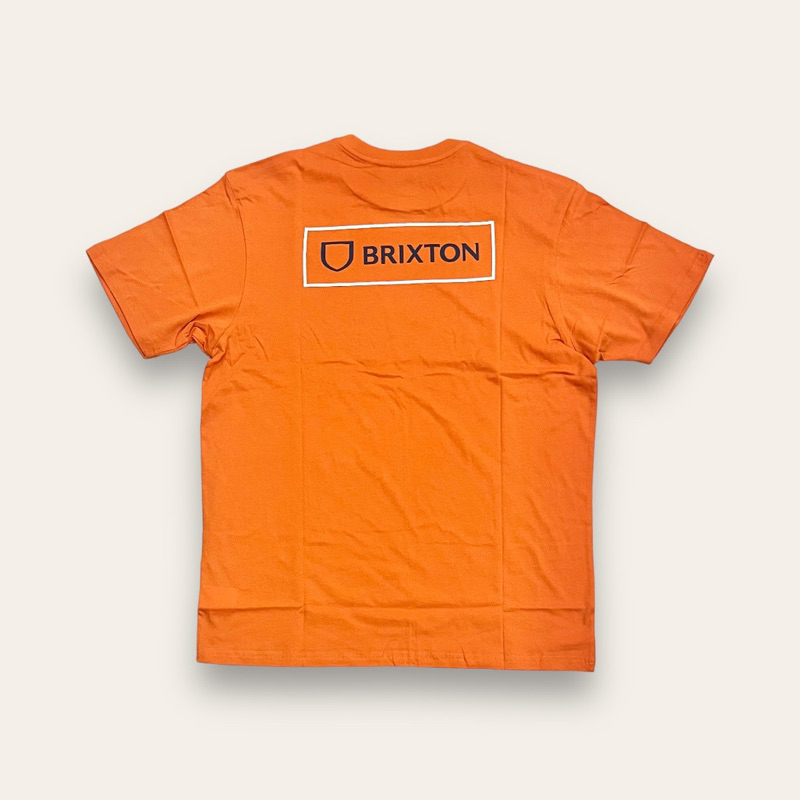 全新 現貨 Brixton Alpha block 短tee 美式 復古 騎士 滑板 衝浪