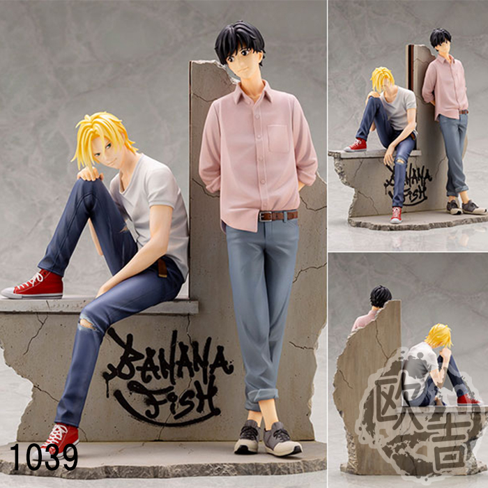 23年12月 日版 壽屋 ARTFX J BANANA FISH 奧村英二與亞修林克斯 1/8