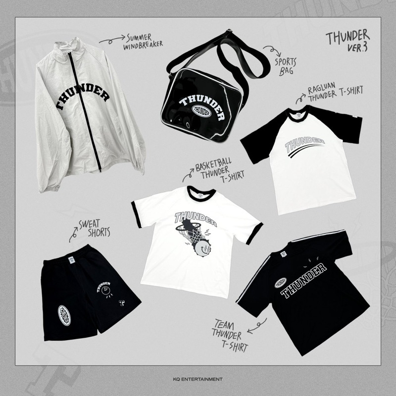 ATEEZ [THUNDER] THUNDER T-SHIRT MD ATEEZ SMILE THUNDER MD SWEAT