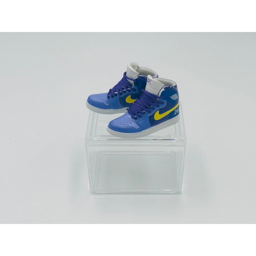 【阿秀】AJ1 湖人配色 KOBE 24 模型鞋 鑰匙圈 球鞋模型 皆附透明展示盒