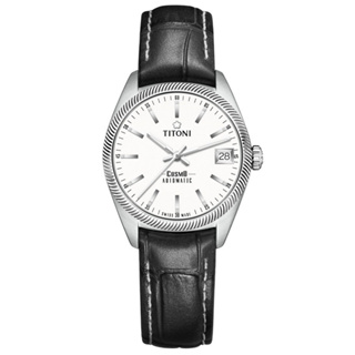 【私聊甜甜價】TITONI 梅花錶 時尚文青 機械腕錶 828S-ST-606 / 33.5mm