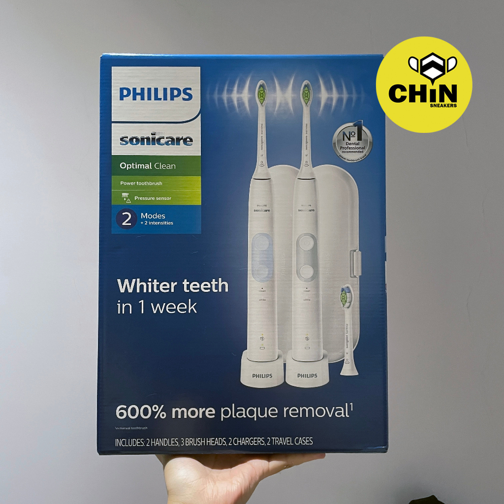 ☆CHIN代購☆ Philips Sonicare Optimal Clean 飛利浦 電動智能牙刷 2入 現貨