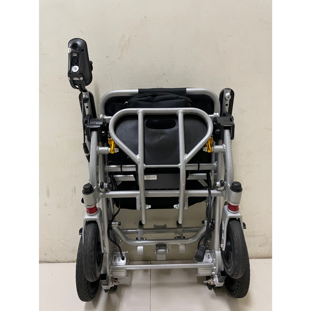 可折疊電動輪椅 台灣現貨 可帶上飛機 配二顆6.6Ah鋰電池