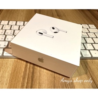 買電腦贈送 全新Apple原廠AirPods 3rd generation 蘋果藍芽耳機lightning充電盒2023