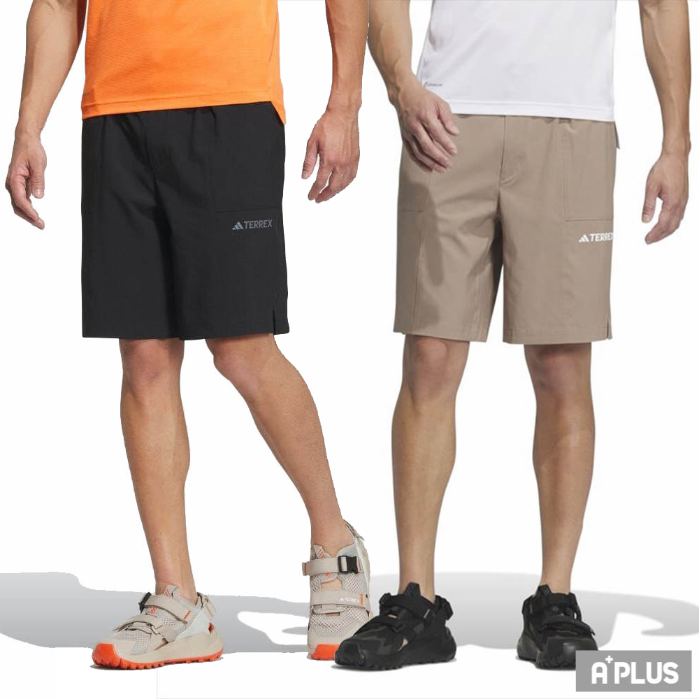 ADIDAS 男 運動短褲 UPF SHORTS 卡其色 黑色 -IL8947 IL8948