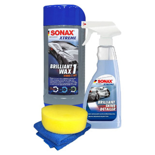 SONAX舒亮 新車撥水美容組(新車鍍膜+撥水鍍膜臘)【真便宜】