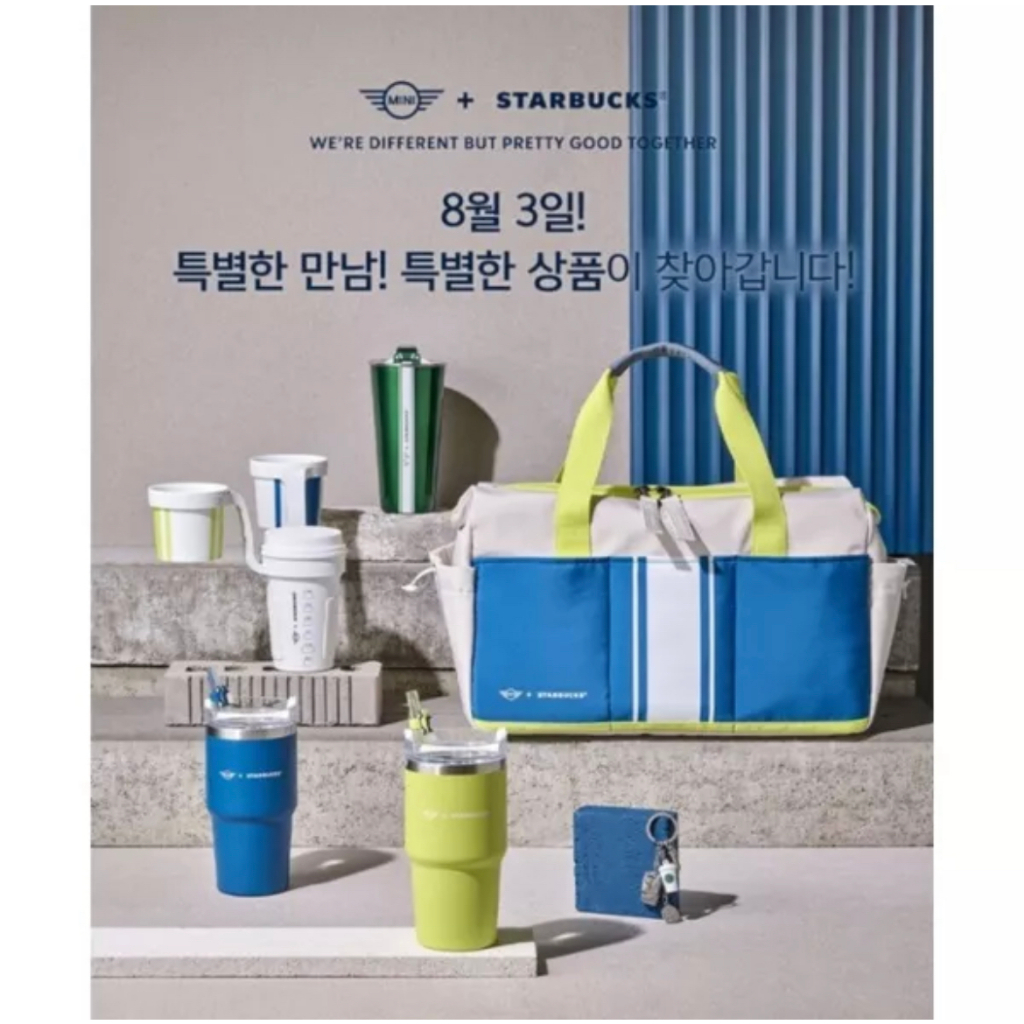 韓國星巴克 x Mini Cooper 聯名旅行袋 手提袋 現貨 全新