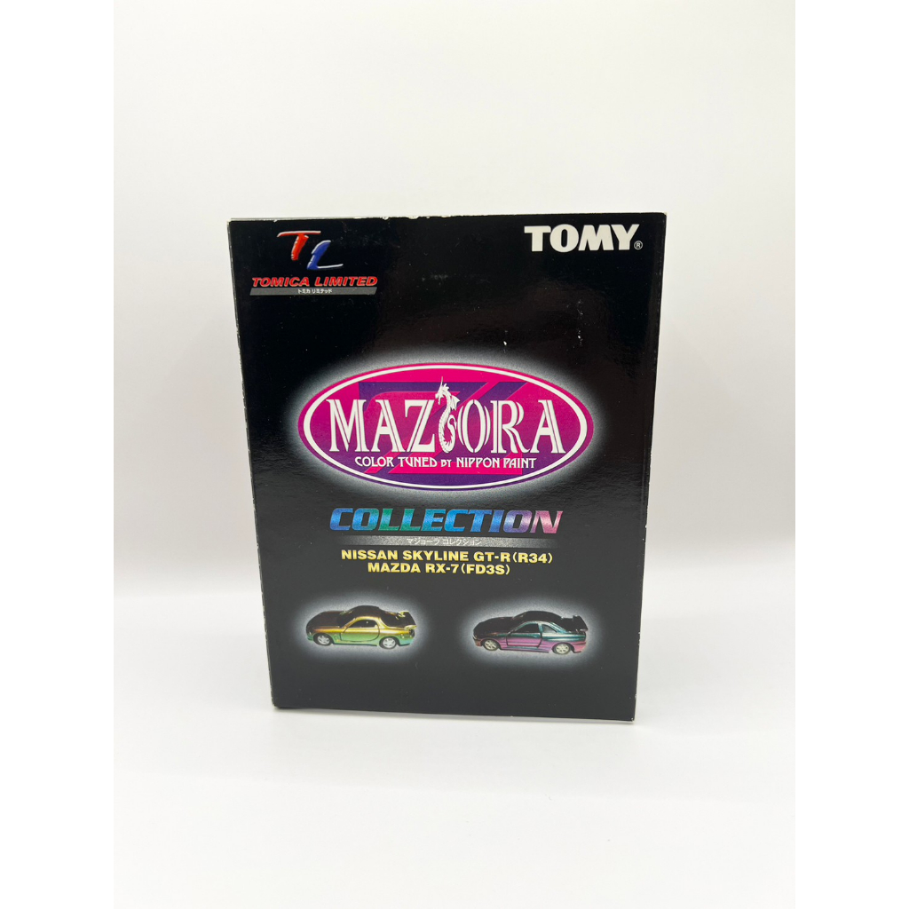 Tomica TL 雙車盒組 MAZORA SKYLINE GTR R34 RX7 FD3S 電鍍色