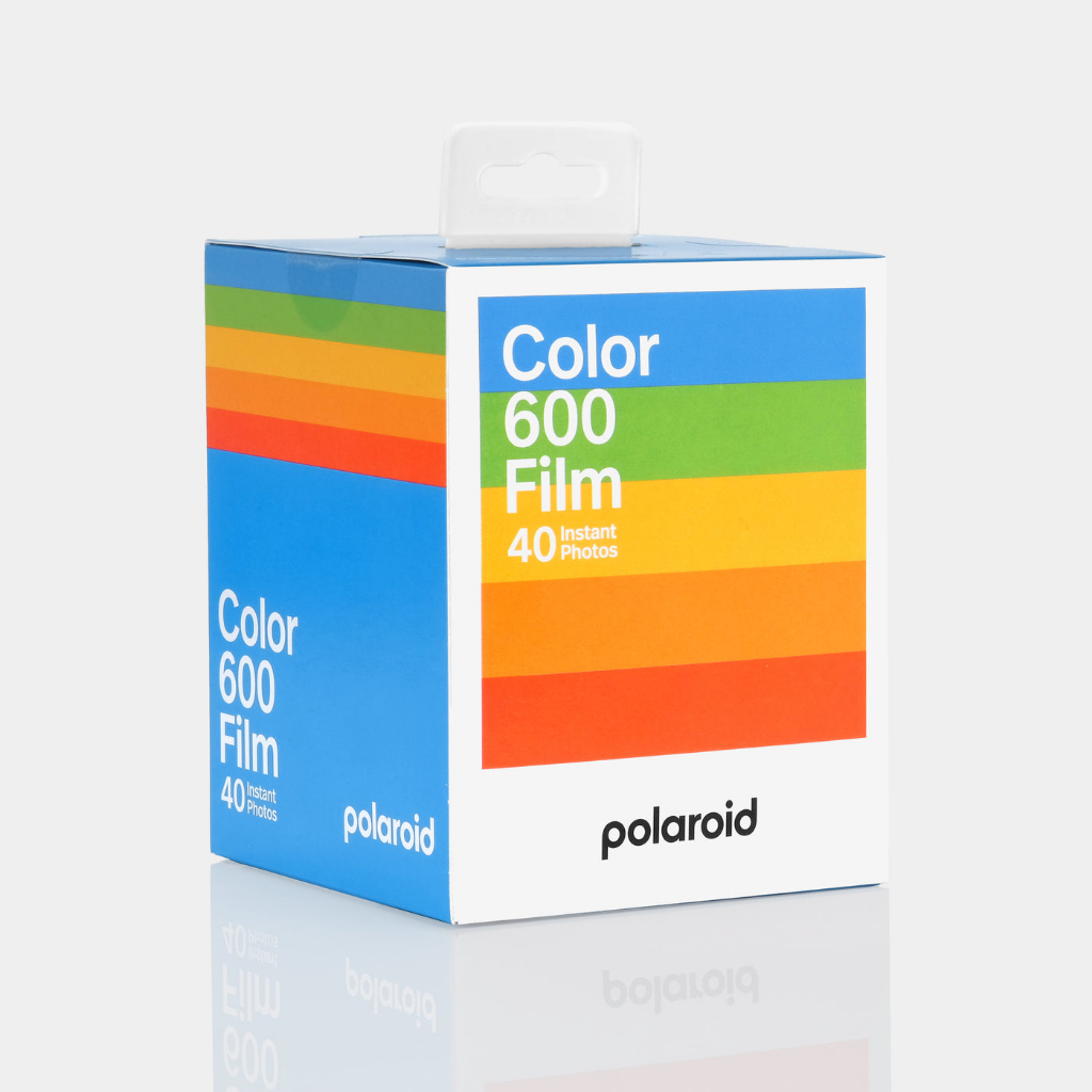 Polaroid 寶麗萊 Color 600 Film Five Pack 5入裝 40張 彩色白框 相紙 拍立得底片