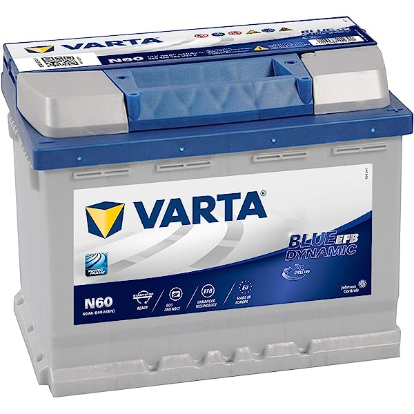 VARTA 華達 N60 EFB 60AH L2 怠速熄火 歐規 汽車電瓶 德國製 銀合金汽車電池