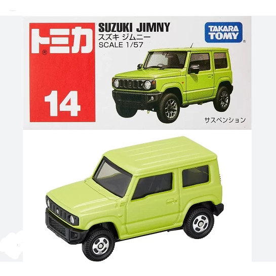 【美國媽咪】TOMIC 合金車no.14 SUZUKI JIMNY  鈴木 TAKARA TOMY 多美小汽車