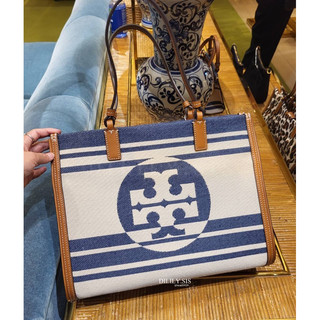 現貨🦖【𝑫𝑰𝑳𝑰𝑳𝒀.𝑺𝑰𝑺美國代購】 🇺🇸Tory Burch 專櫃款 ELLA 托特包 帆布包 肩背包 手提包