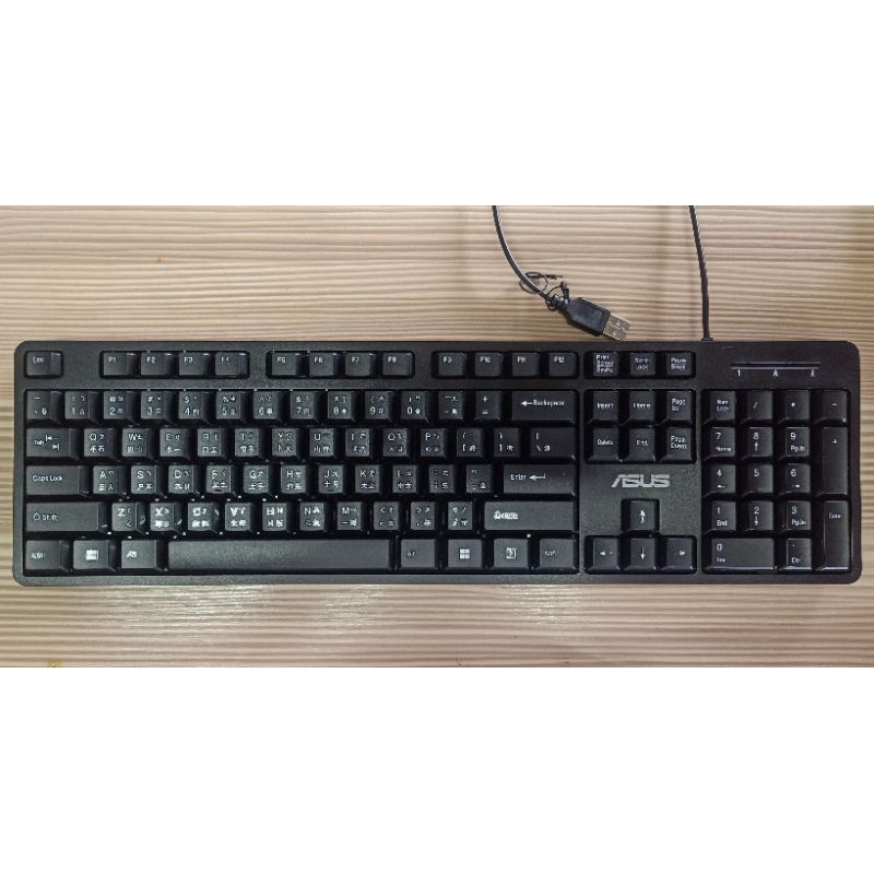 ASUS keyboard K49  華碩 USB 鍵盤