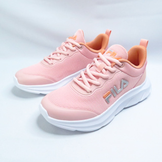 FILA Skyway 女款 慢跑鞋 運動鞋 緩衝 5J315X611 粉白【iSport愛運動】