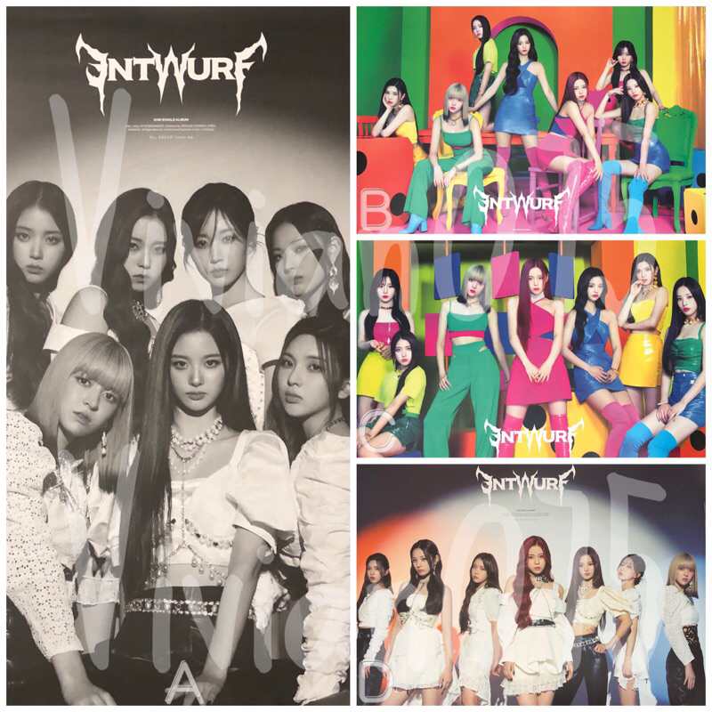 NMIXX 專輯 海報【ENTWURF】Lily Haewon Sullyoon Bae Jiwoo Kyujin